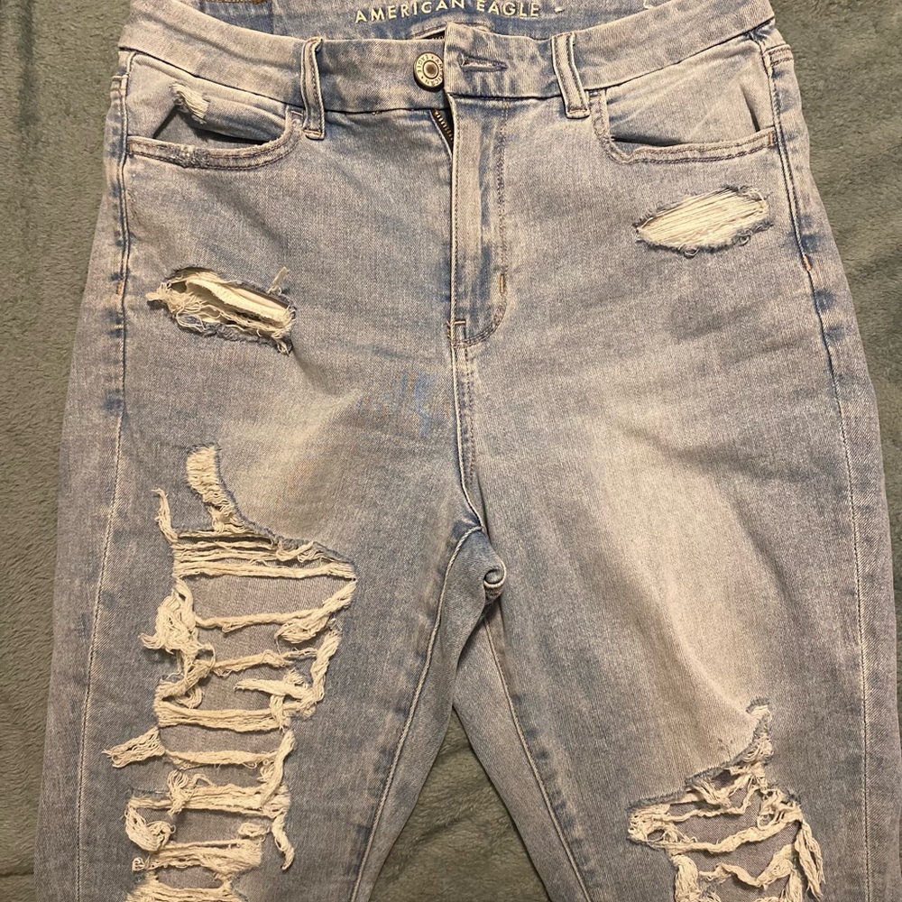 American Eagle Skinny Distressed Jeans